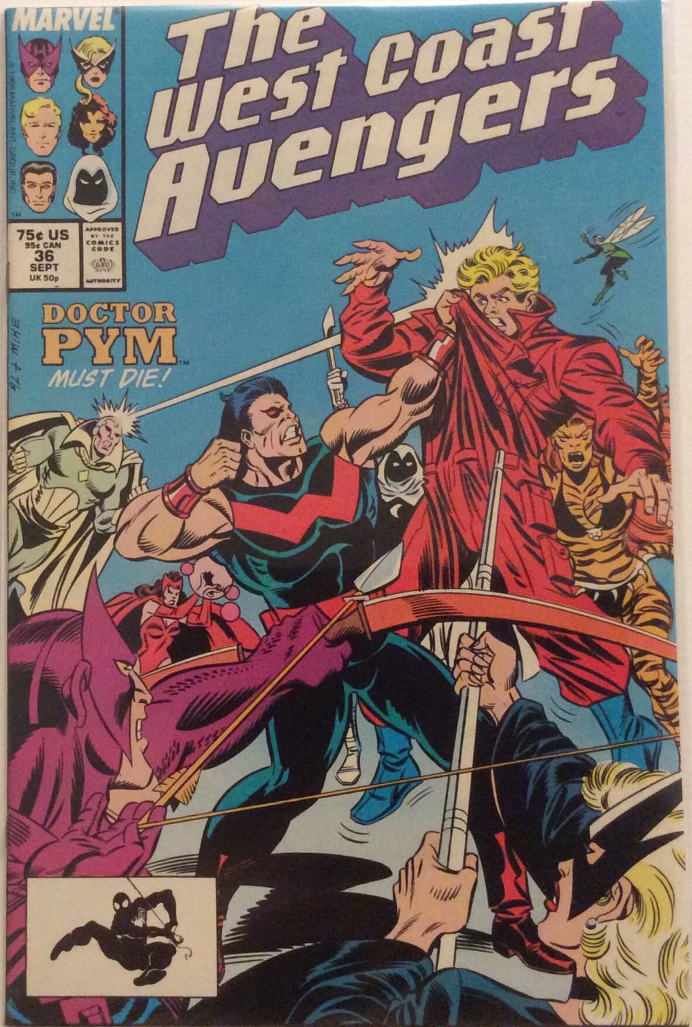 West Coast Avengers vol. 2 - Marvel (36 - 09/1988) comic book collectible [Barcode 071486021001] - Main Image 2