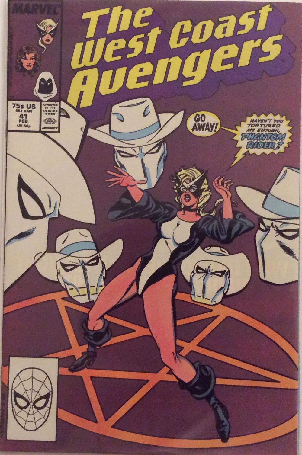 West Coast Avengers vol. 2 - Marvel (41 - Feb 1989) comic book collectible [Barcode 071486021001] - Main Image 2