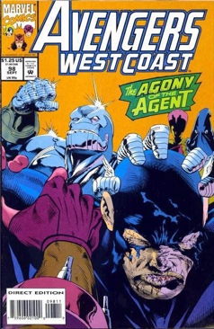 Avengers West Coast (Vol. 1) - Marvel (98 - Sep 1993) comic book collectible [Barcode 759606021000] - Main Image 1