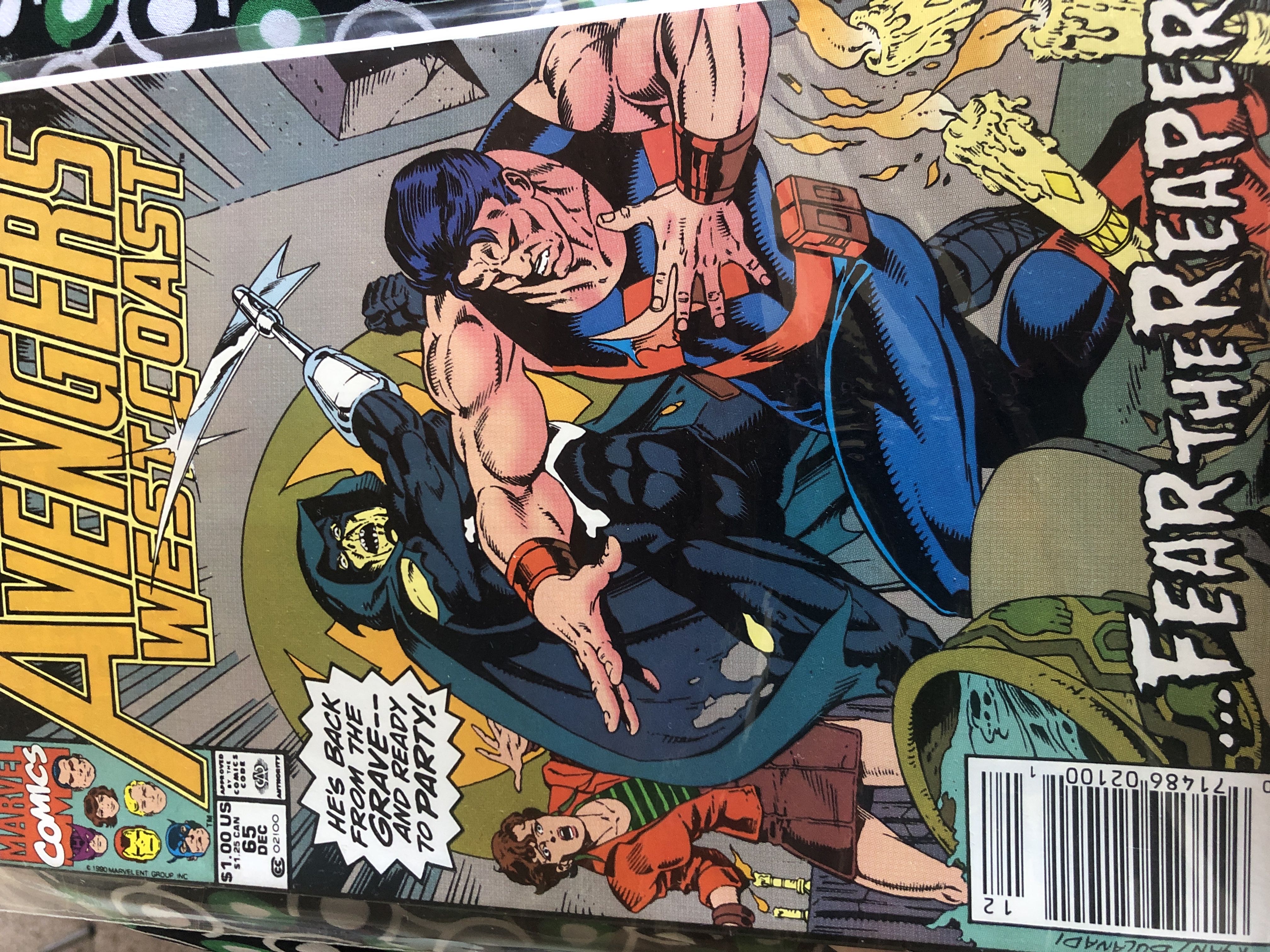 West Coast Avengers vol. 2 - Marvel (65 - Dec 1990) comic book collectible [Barcode 071486021001] - Main Image 2