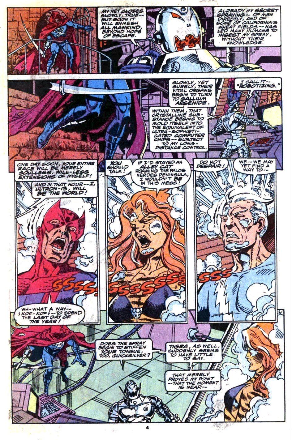 Avengers West Coast - Marvel Comics (67 - Feb 1991) comic book collectible [Barcode 071486021001] - Main Image 4