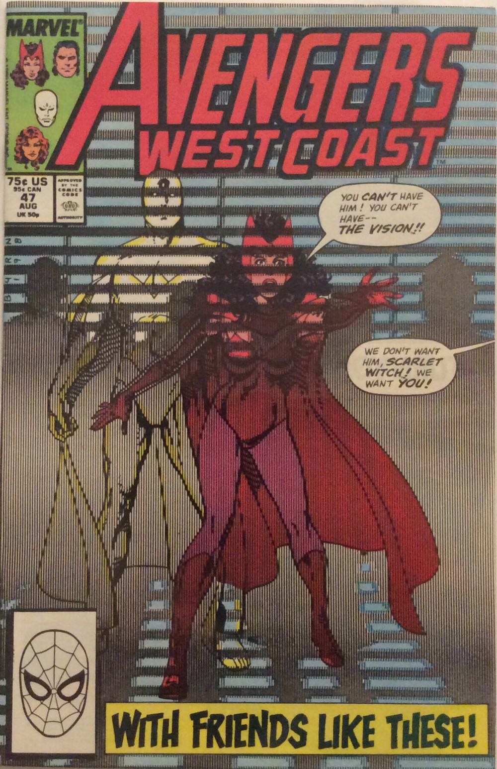 Avengers West Coast - Marvel (47 - Aug 1989) comic book collectible - Main Image 2