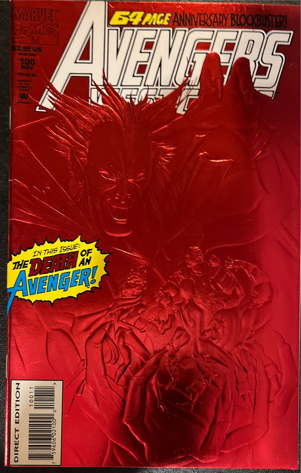 Avengers West Coast vol. 2 - Marvel (100 - Nov 1993) comic book collectible [Barcode 75960602100010011] - Main Image 2