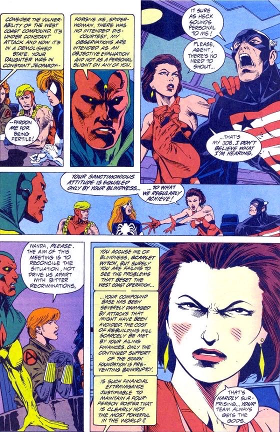 Avengers West Coast - Marvel (102 - Jan 1994) comic book collectible [Barcode 75960602100010211] - Main Image 2