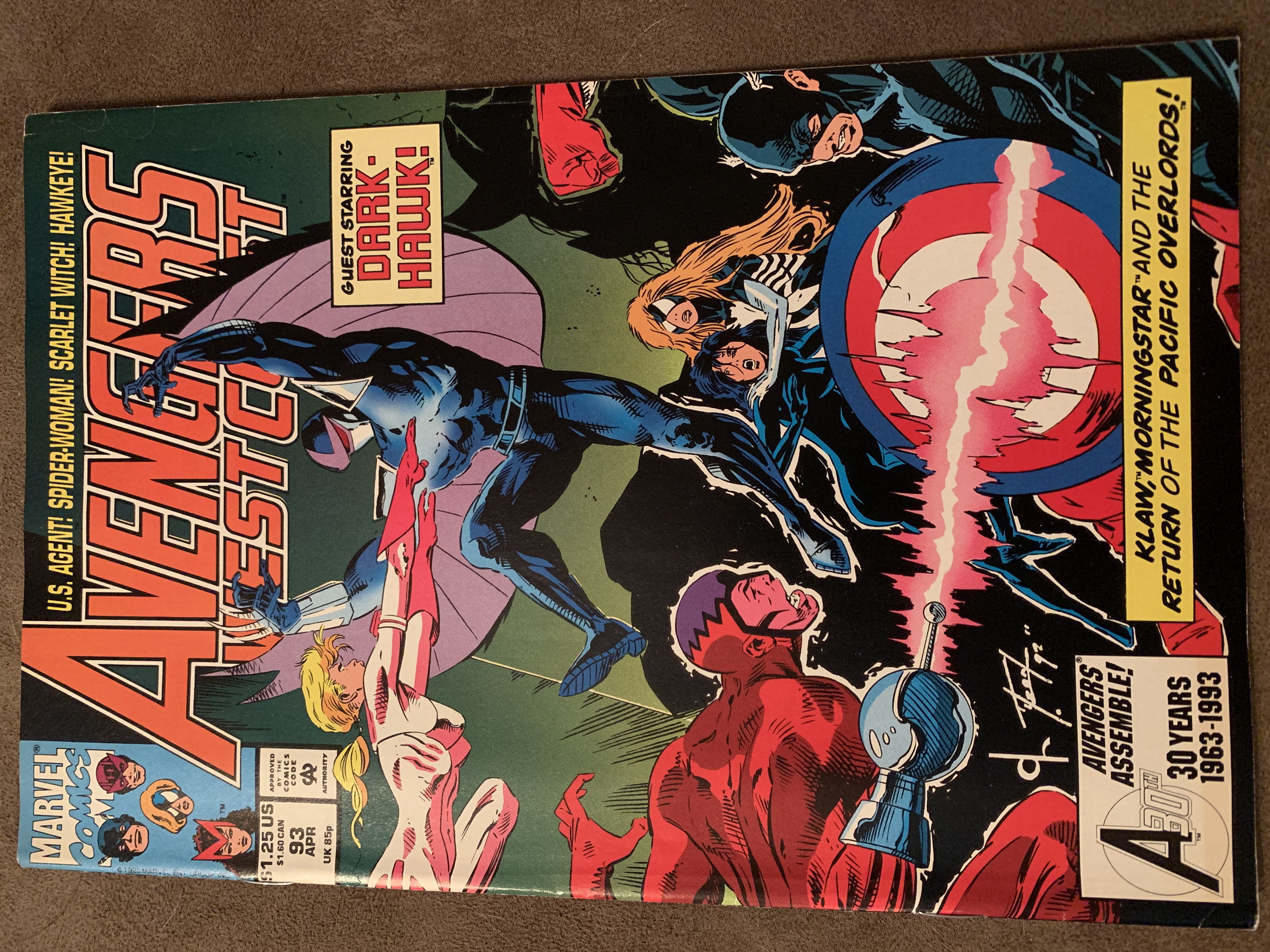 Avengers West Coast - Marvel (93 - 04/1993) comic book collectible - Main Image 2