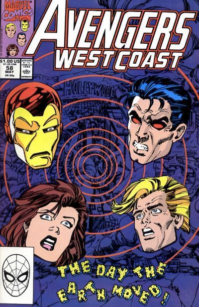 Avengers West Coast - Marvel Comics (58 - 05/1990) comic book collectible - Main Image 1