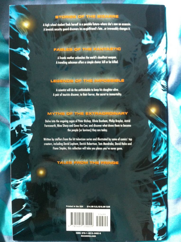 Fringe: Tales From The Fringe - DC Comics (01/2011) comic book collectible [Barcode 9781401230029] - Main Image 2