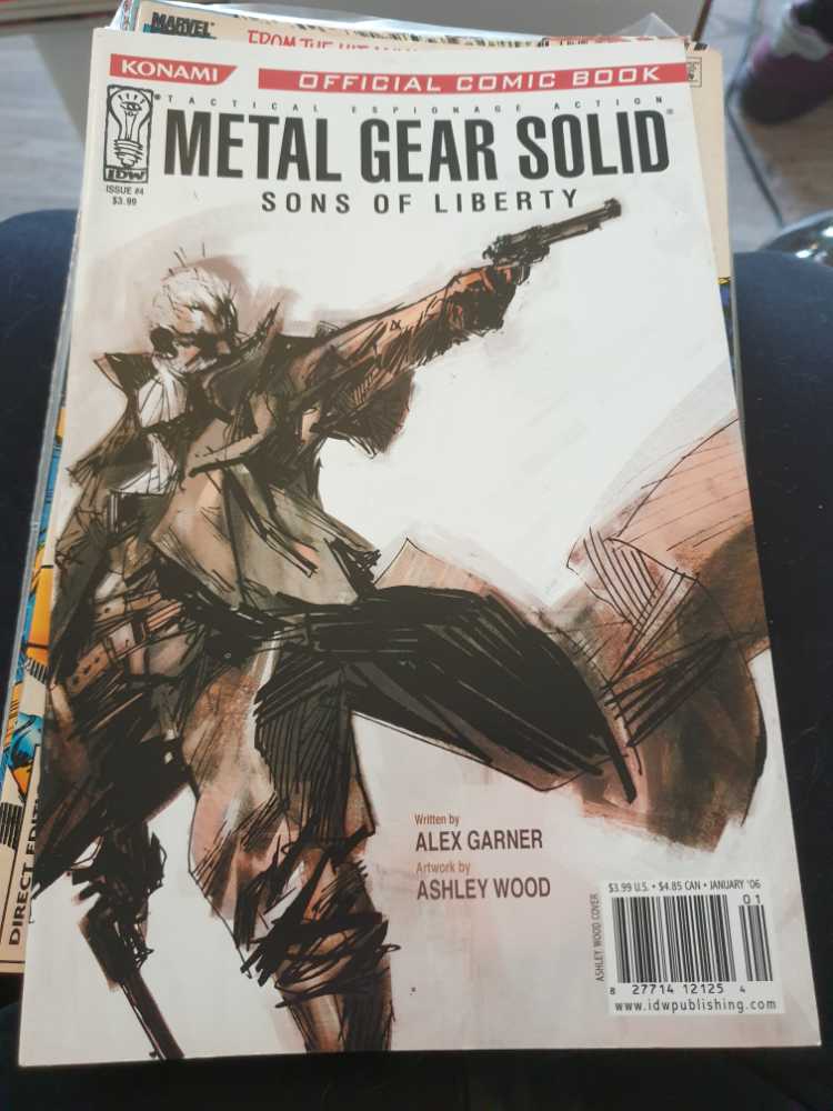 Metal Gear Solid: Sons Of Liberty - IDW (4) comic book collectible [Barcode 827714121254] - Main Image 2