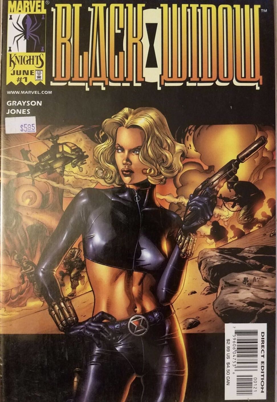 ZX-LS Black Widow - Marvel Comics (1-3 - Jun 2002) comic book collectible [Barcode 759606051526] - Main Image 2