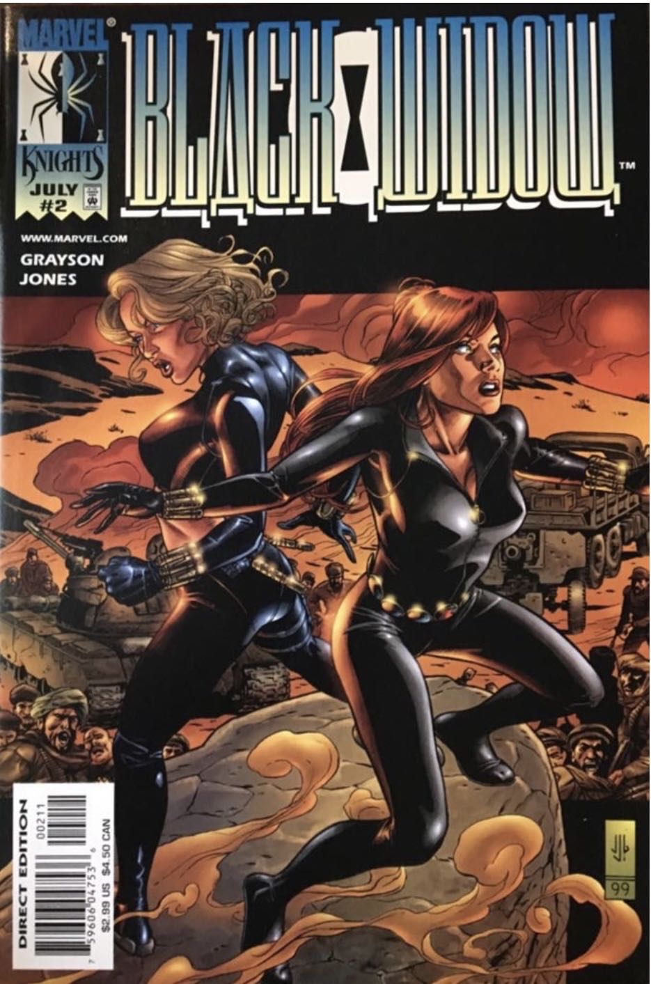 ZX-LS Black Widow - Marvel Comics (1-3 - Jun 2002) comic book collectible [Barcode 759606051526] - Main Image 3