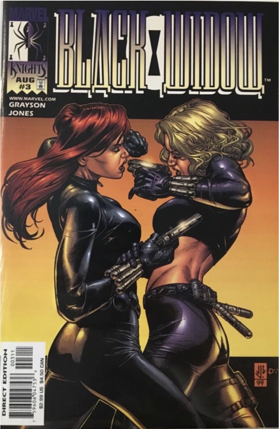 ZX-LS Black Widow - Marvel Comics (1-3 - Jun 2002) comic book collectible [Barcode 759606051526] - Main Image 4