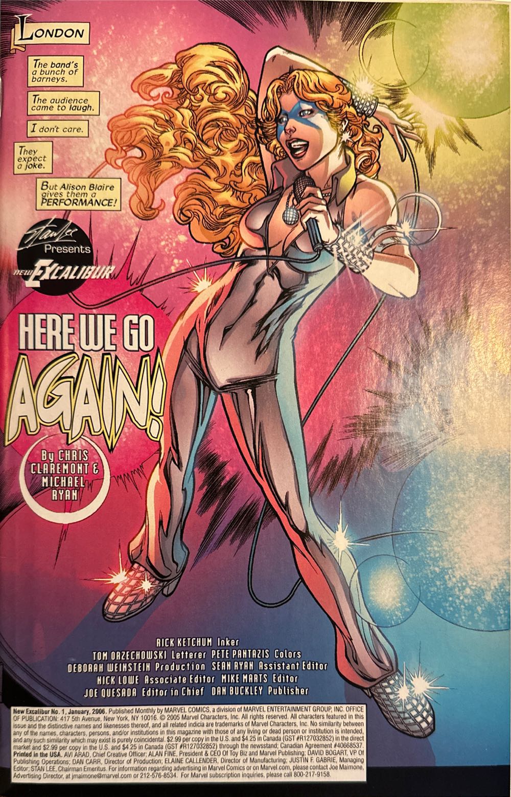 New Excalibur: House of M - Marvel Comics (1 - Jan 2006) comic book collectible [Barcode 75960605746700111] - Main Image 3