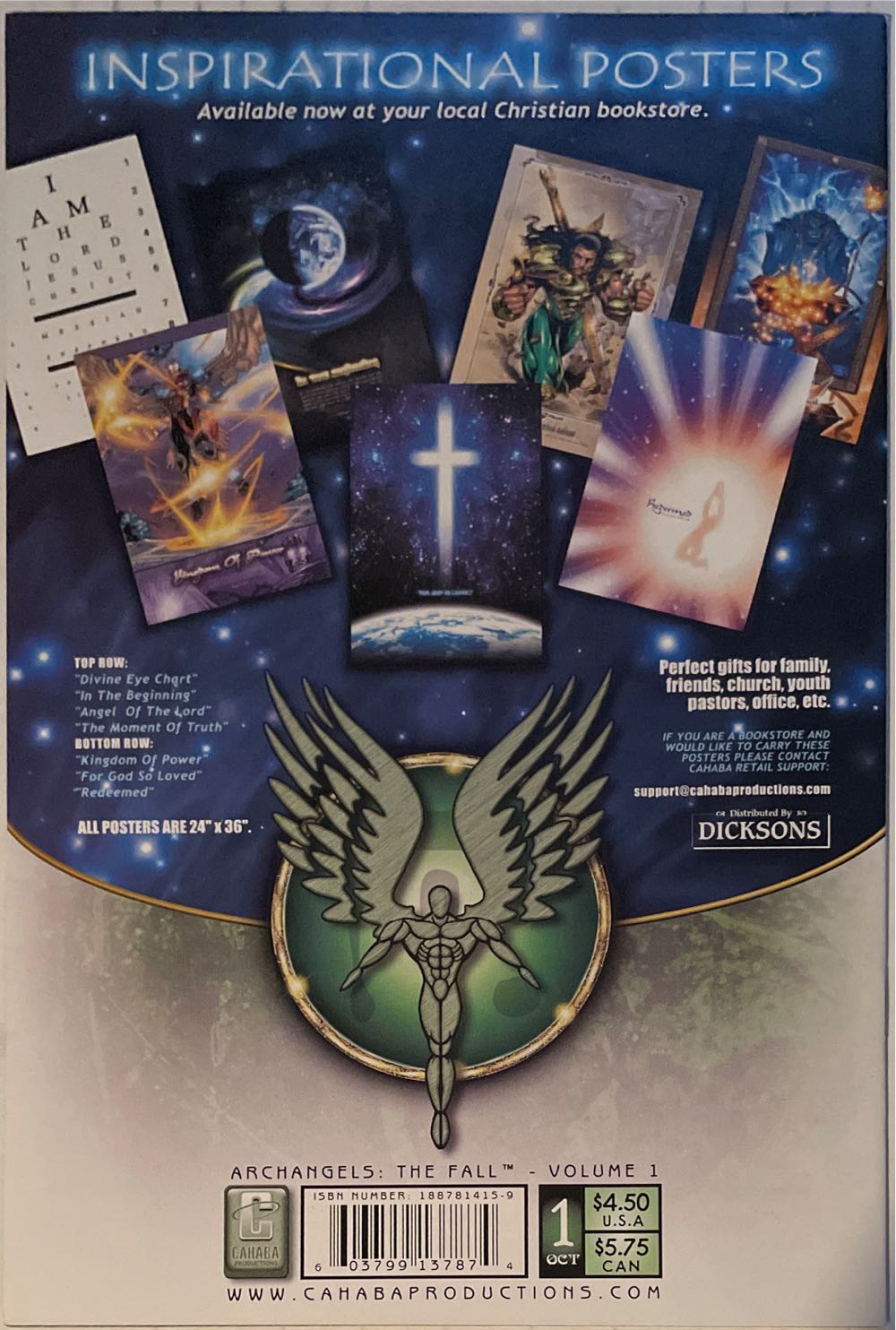 Archangels: The Fall - Cahaba Productions (1 - Oct 2004) comic book collectible [Barcode 603799137874] - Main Image 2