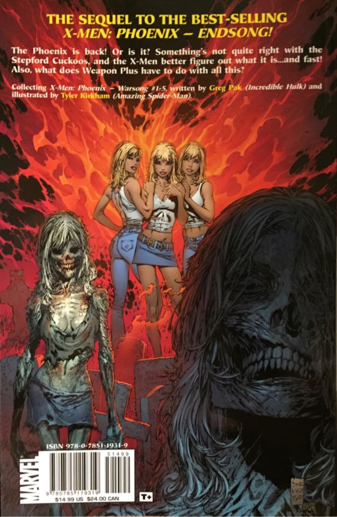 X-Men: Phoenix - Warsong - Marvel Comics (1 - Nov 2006) comic book collectible [Barcode 9780785119319] - Main Image 2