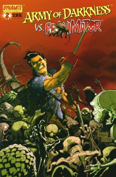 Army Of Darkness vs Re-Animator - Dynamite Entertainment (2 - Oct 2005) comic book collectible [Barcode 725130036209] - Main Image 1