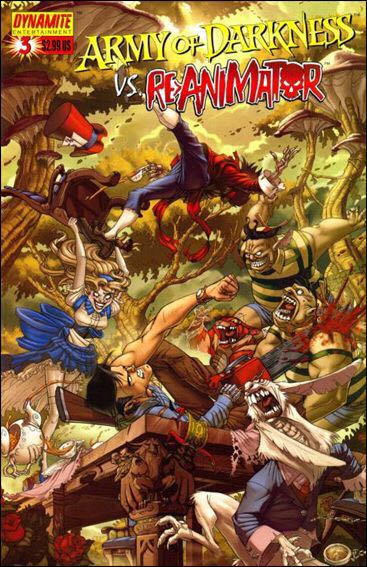 Army Of Darkness Vs Re>Animator - Dynamite Entertainment (3 - Nov 2005) comic book collectible [Barcode 725130037169] - Main Image 1