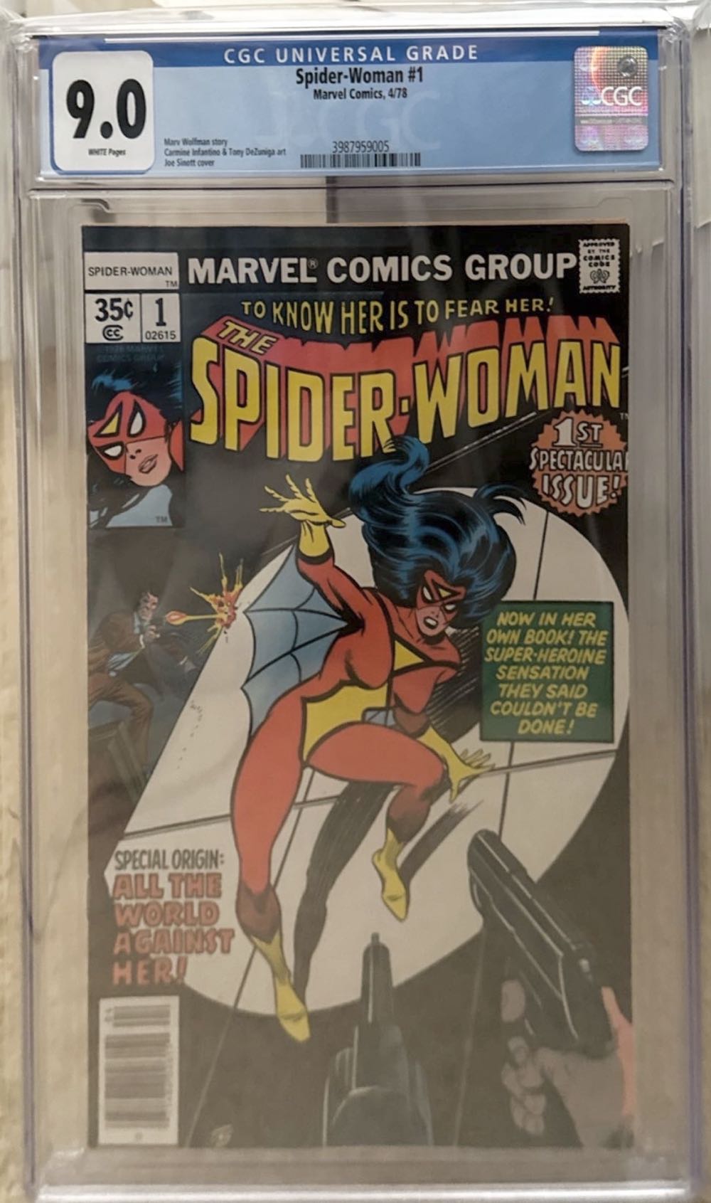 Spider-Woman - Marvel Comics - 9.0 (1 - Apr 1978) comic book collectible [Barcode 071486026150] - Main Image 2