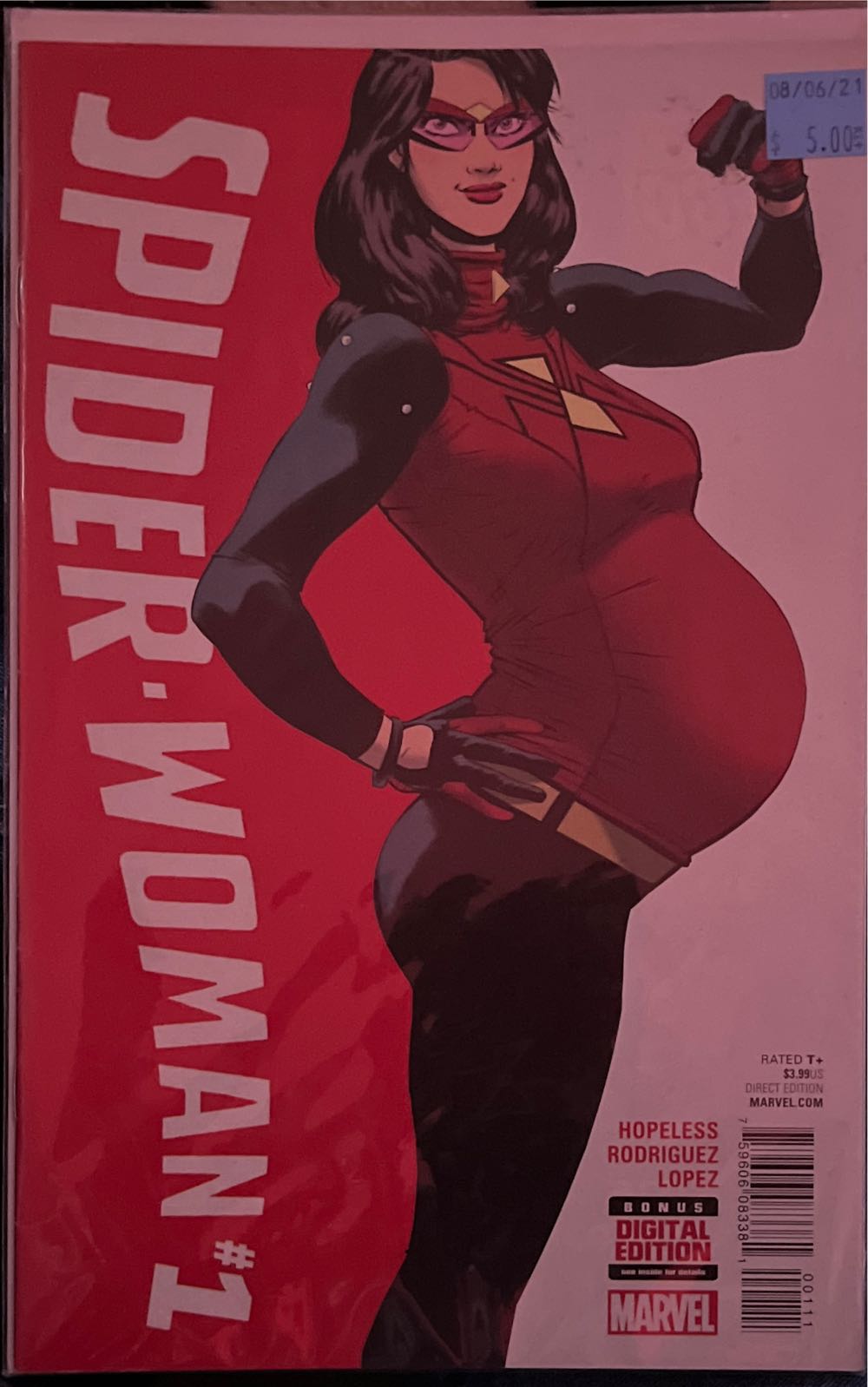 Spider-Woman (Vol. 6) - Marvel Comics (1 - Jan 2016) comic book collectible [Barcode 75960608338100111] - Main Image 2