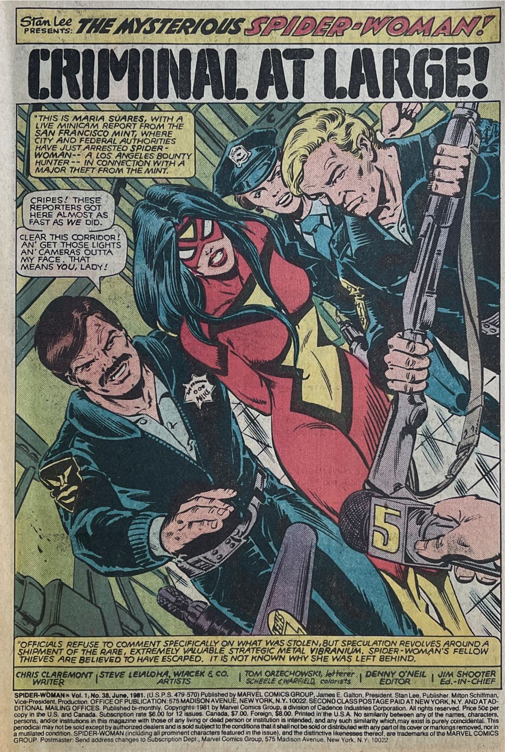 Spider-Woman - Marvel Comics (38 - Jun 1981) comic book collectible - Main Image 2