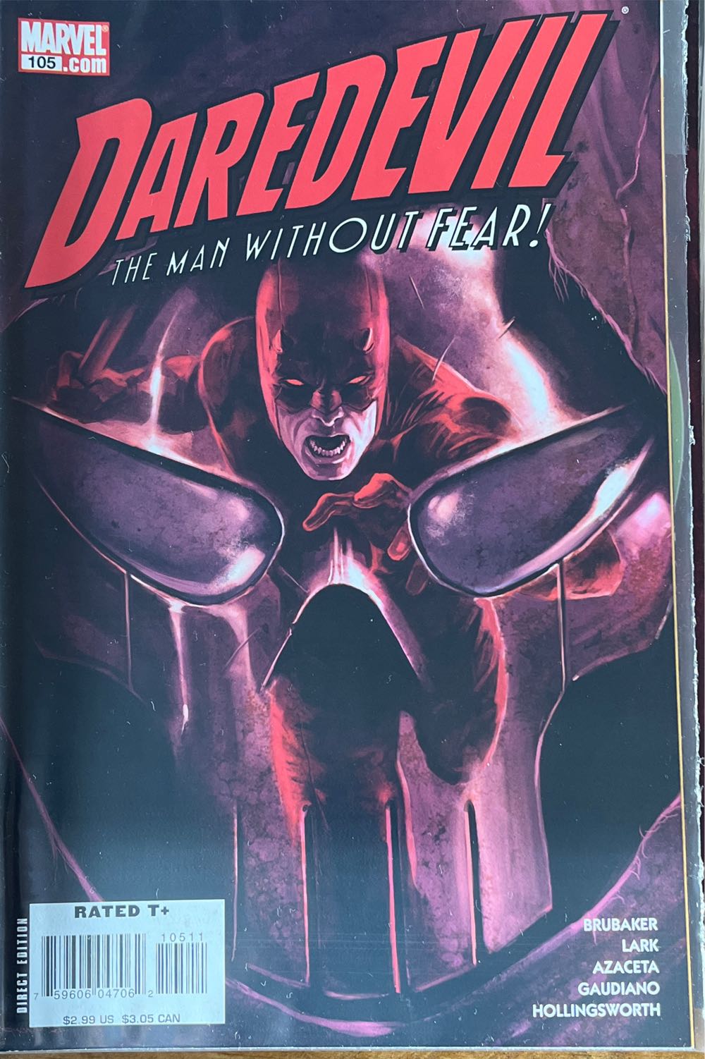 Daredevil (Vol. 2) - Marvel Comics (105 - Apr 2008) comic book collectible [Barcode 75960604706210511] - Main Image 2
