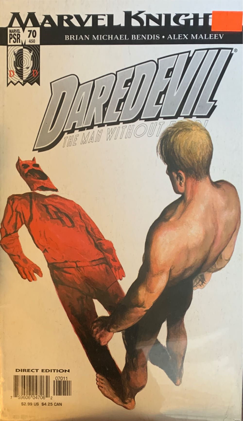 Daredevil The Man Without Fear! - Marvel Knights (70 - Apr 2005) comic book collectible [Barcode 75960604706207011] - Main Image 2