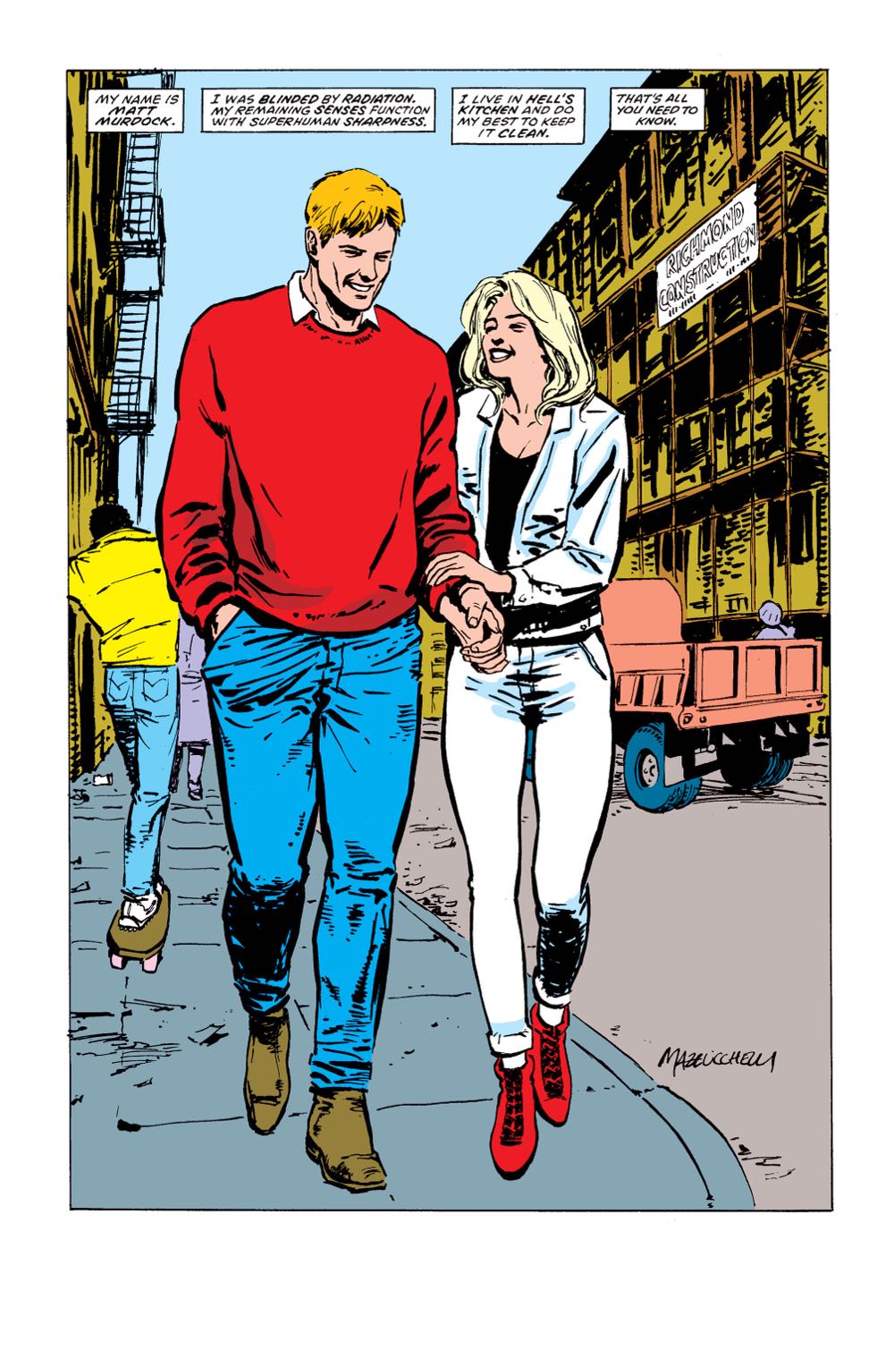 Daredevil - Marvel (233 - Aug 1986) comic book collectible [Barcode 071486024590] - Main Image 3