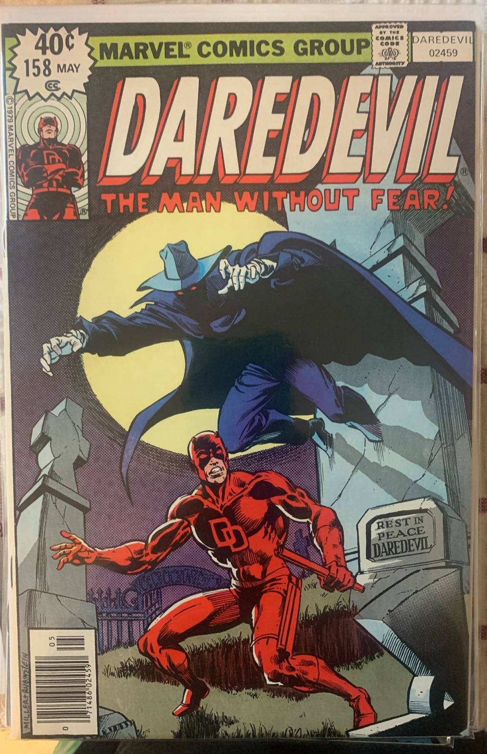 Daredevil  (158) comic book collectible [Barcode 071486024590] - Main Image 2