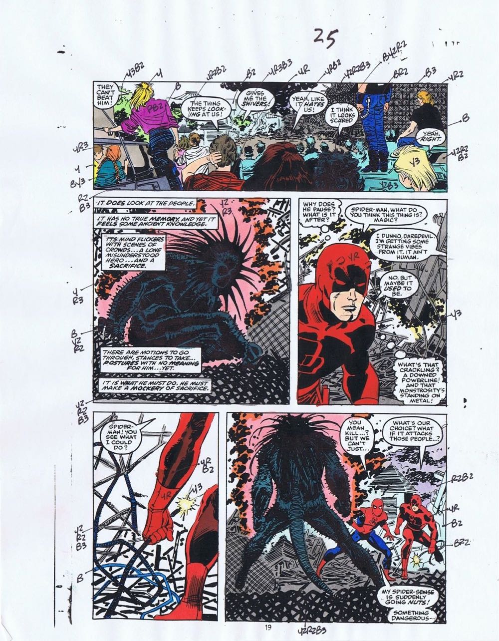 Daredevil - Marvel (270 - Sep 1989) comic book collectible [Barcode 071486024590] - Main Image 4