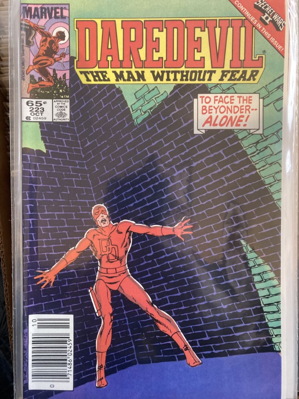 Daredevil - Marvel Comics (223 - Oct 1985) comic book collectible - Main Image 2