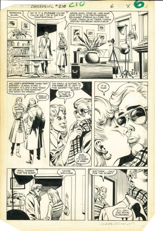 Daredevil - Marvel (210 - Sep 1984) comic book collectible [Barcode 9780785122357] - Main Image 3