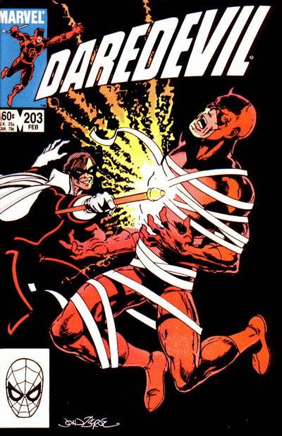 Daredevil (1964) - Marvel Comics (203 - Feb 1984) comic book collectible [Barcode 000000000] - Main Image 1