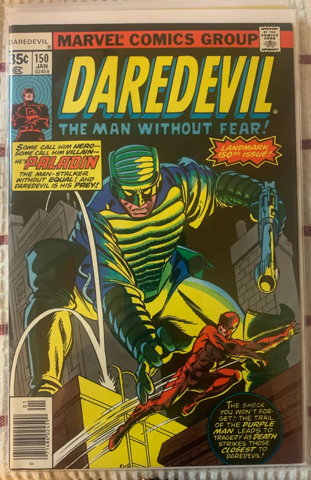 Daredevil - Marvel (150 - Jan 1978) comic book collectible - Main Image 2