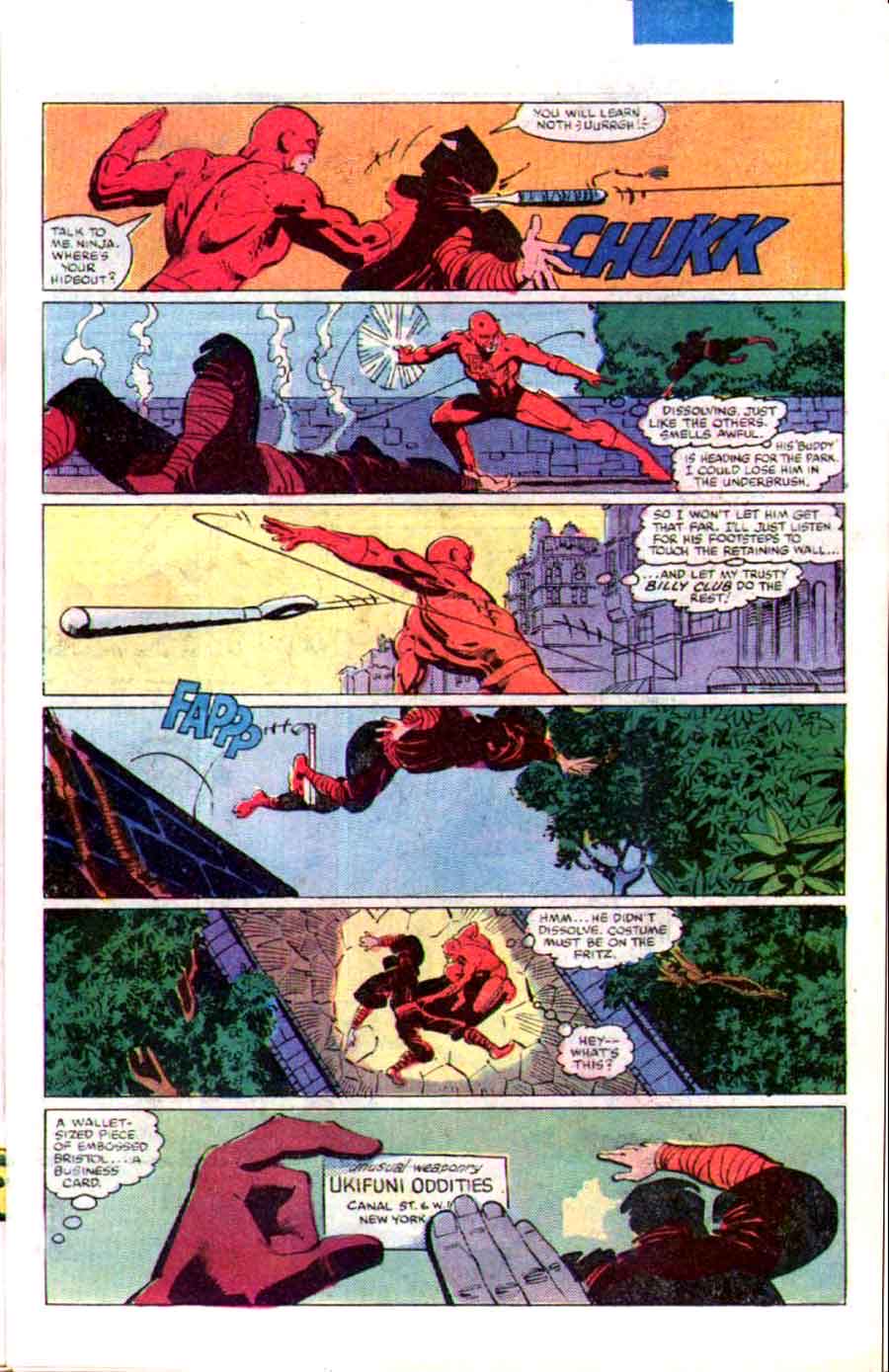 Daredevil (1st Series) - Marvel Comics (175 - Oct 1981) comic book collectible - Main Image 4