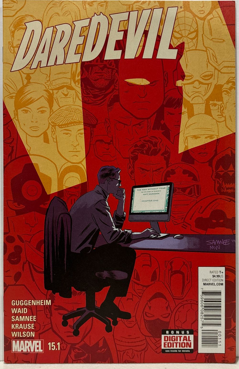 Daredevil (Vol. 4) - Marvel Comics (15.1 - Jul 2015) comic book collectible [Barcode 75960608257500111] - Main Image 2
