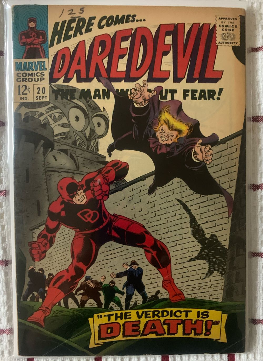 Daredevil The Man Without Fear! - Olympia Publications Inc. (20 - Sep 1966) comic book collectible - Main Image 2