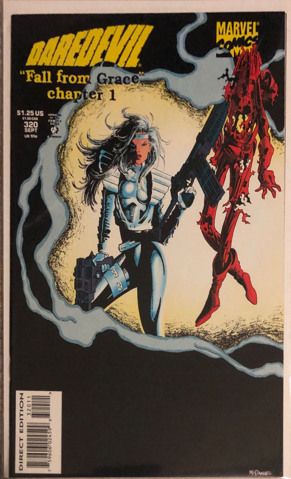 Daredevil - Marvel Comics (320 - Sep 1993) comic book collectible [Barcode 75960602459932011] - Main Image 2