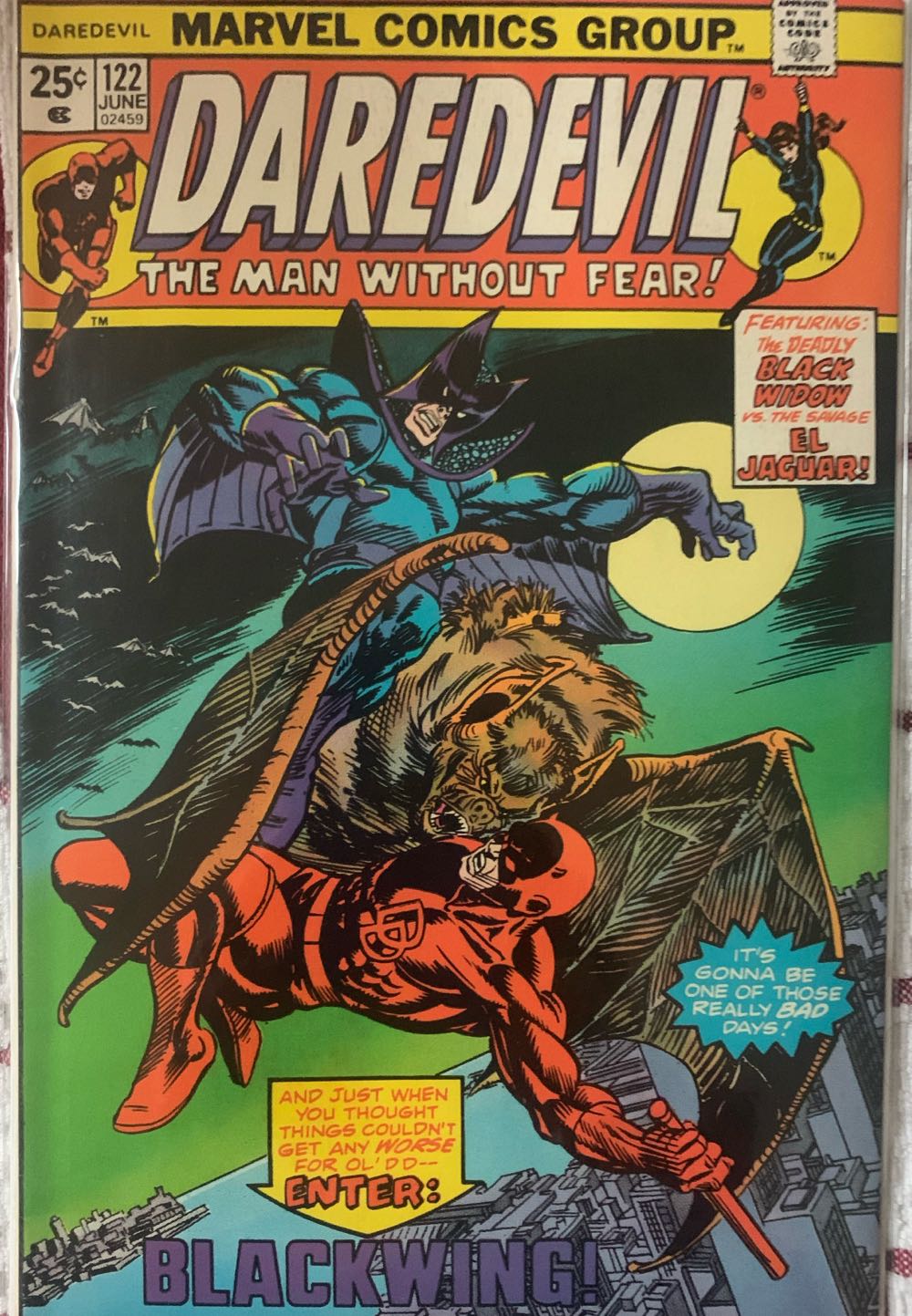 Daredevil - Marvel Comics Group (122 - Jun 1975) comic book collectible - Main Image 3