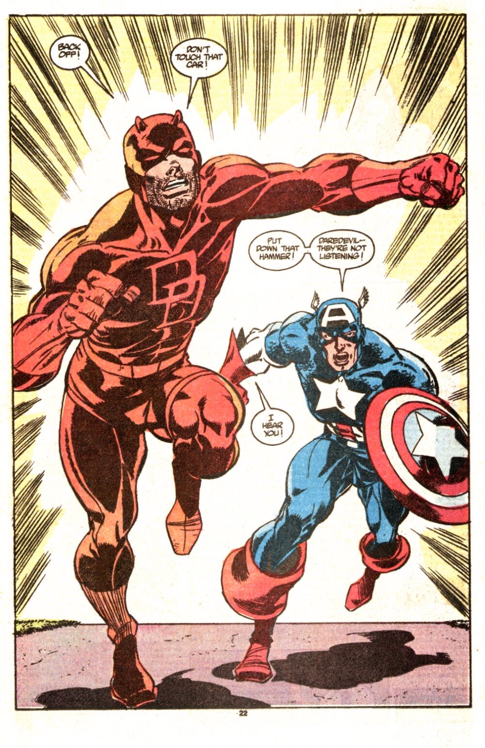 Daredevil - Marvel (283 - Aug 1990) comic book collectible [Barcode 07148602459008] - Main Image 2
