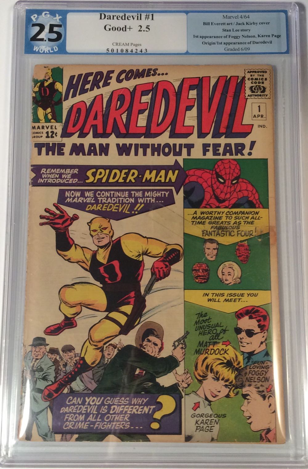 Daredevil - Marvel Comics (1 - Jan 1964) comic book collectible - Main Image 2