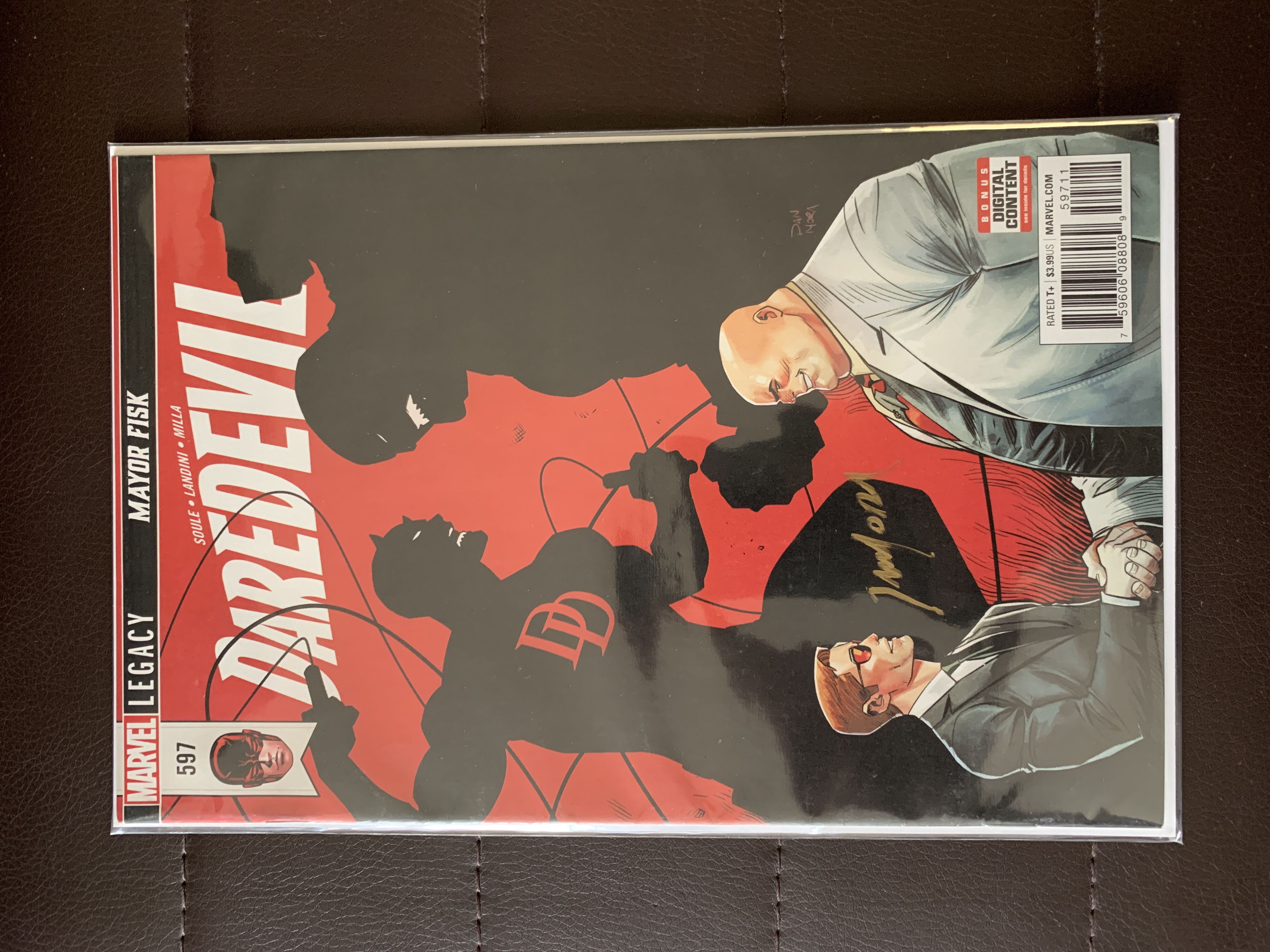 Daredevil (Vol. 5) - Marvel Comics (597 - Mar 2018) comic book collectible [Barcode 75960608808959711] - Main Image 2