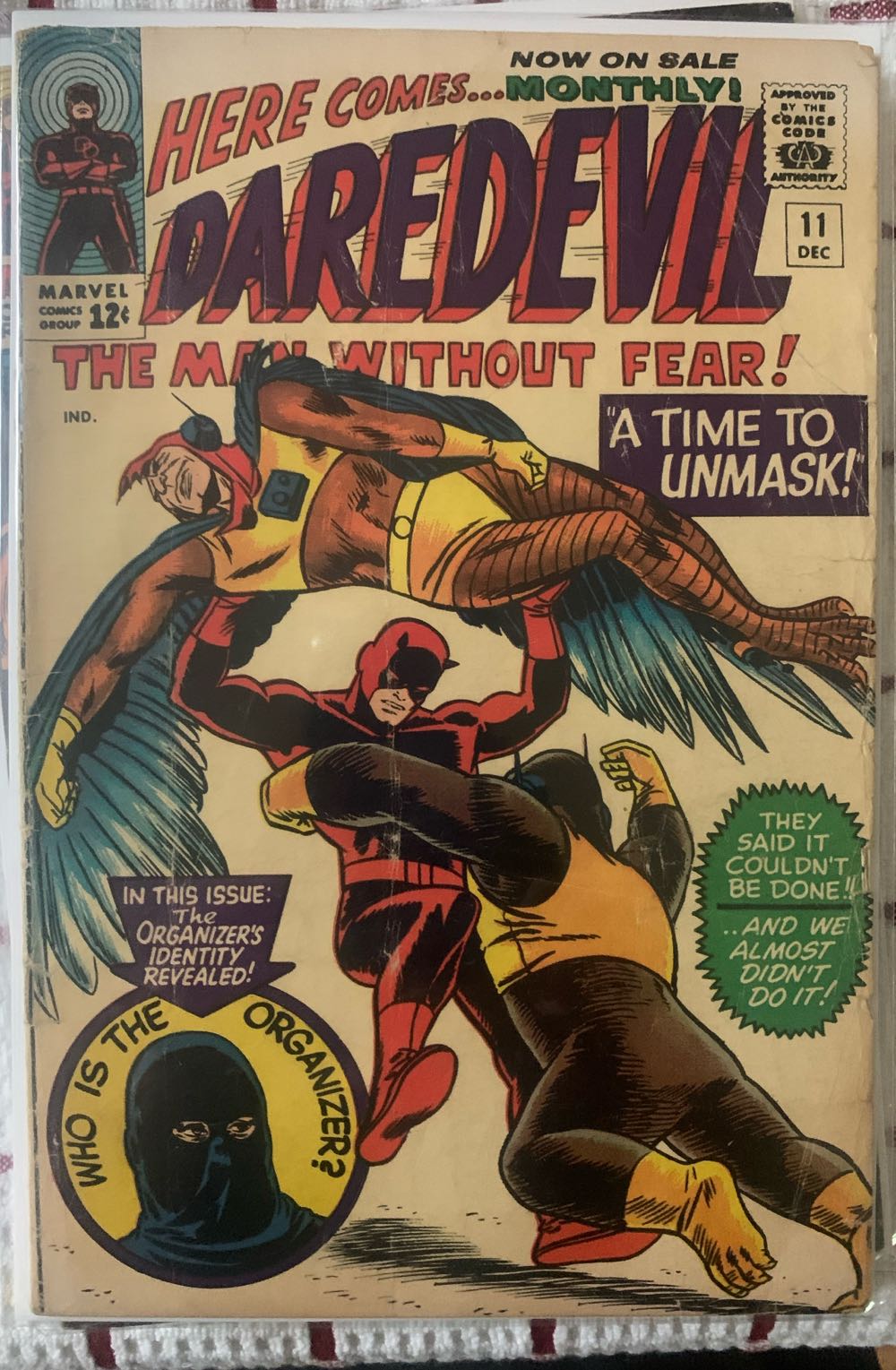 Daredevil The Man Without Fear! - Olympia Publications Inc. (11 - Dec 1965) comic book collectible - Main Image 3