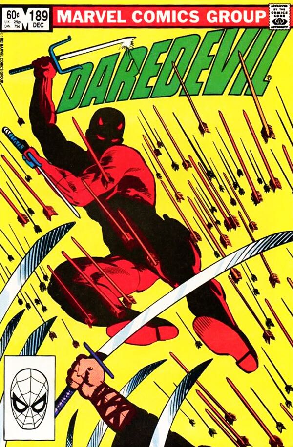 Daredevil - Marvel Comics (189 - Dec 1982) comic book collectible [Barcode 07148602459017] - Main Image 1