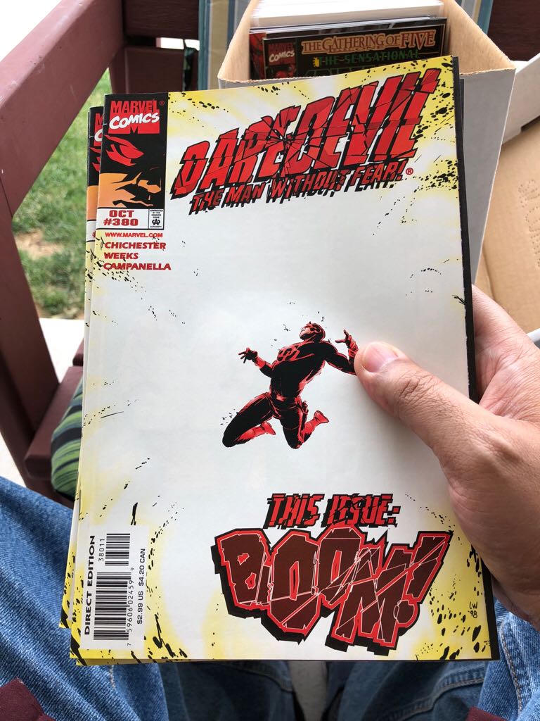 Daredevil The Man Without Fear! - Marvel Comics (380 - Oct 1998) comic book collectible [Barcode 75960602459938011] - Main Image 1