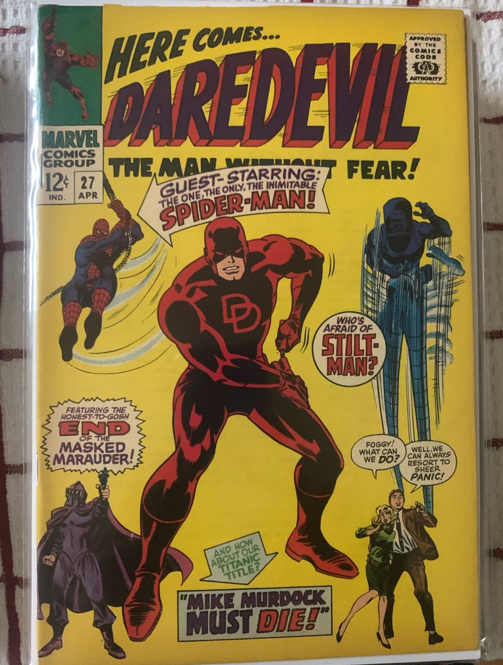 Daredevil The Man Without Fear! - Olympia Publications Inc. (27 - 04/1967) comic book collectible - Main Image 3