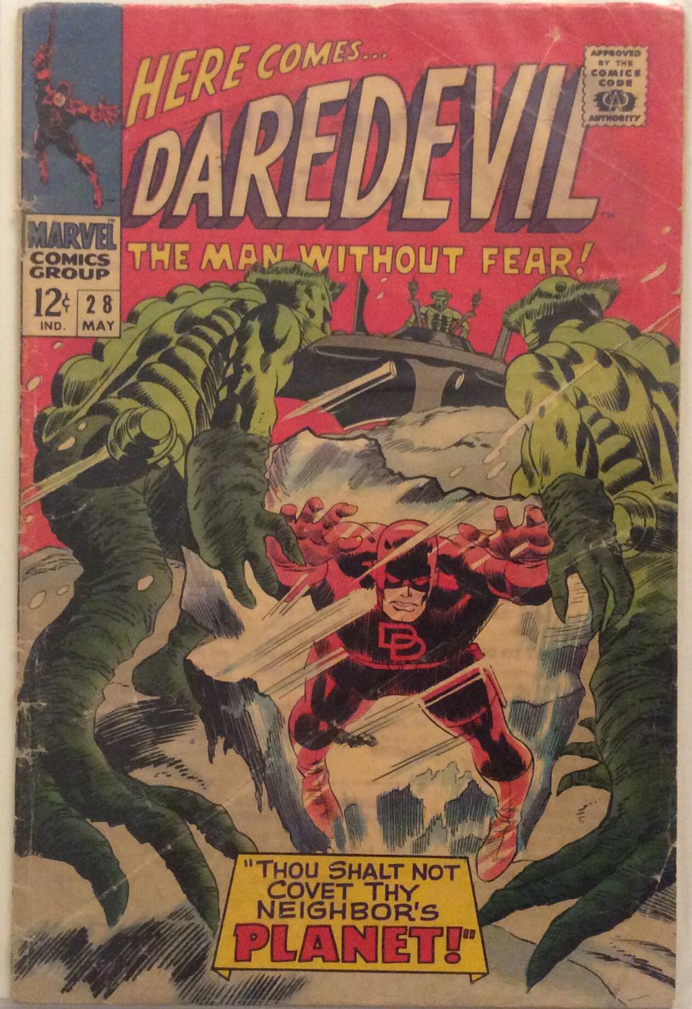 Daredevil - Marvel Comics Group (28 - 05/1967) comic book collectible - Main Image 2