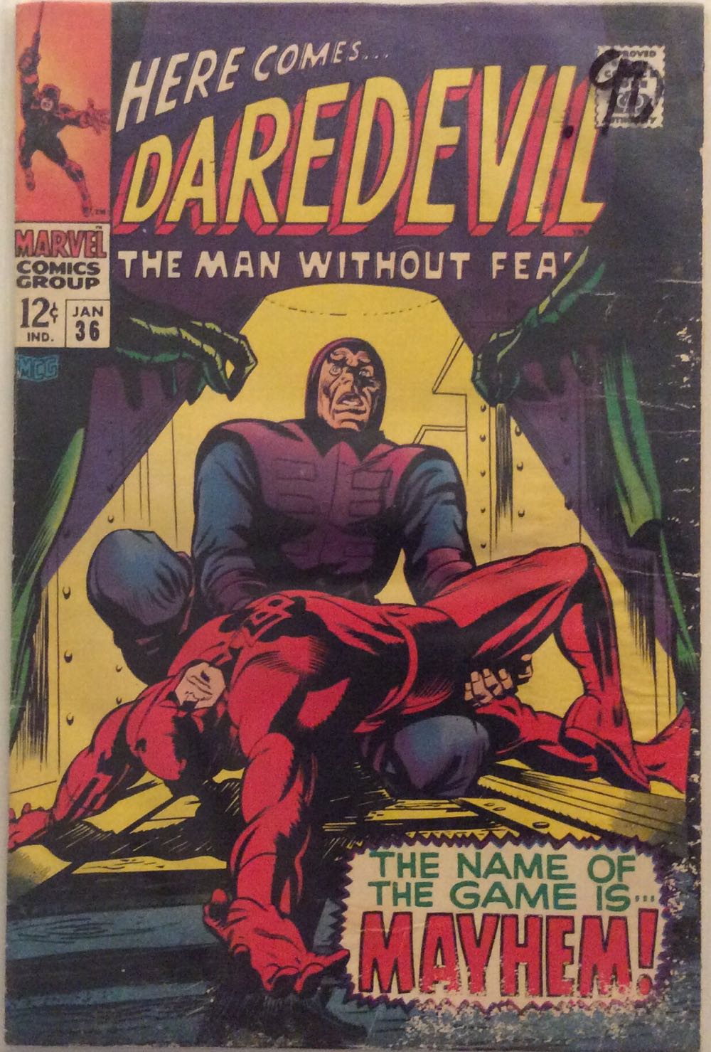 Daredevil (1964) - Marvel Comics (36 - 01/1968) comic book collectible - Main Image 2