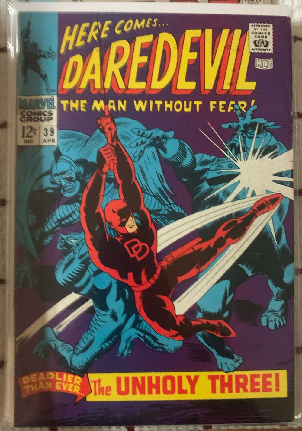 Daredevil - Marvel Comics (39 - 04/1968) comic book collectible - Main Image 3