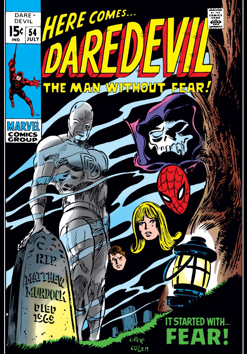 Daredevil - Marvel Comics Group (54 - 07/1969) comic book collectible - Main Image 2
