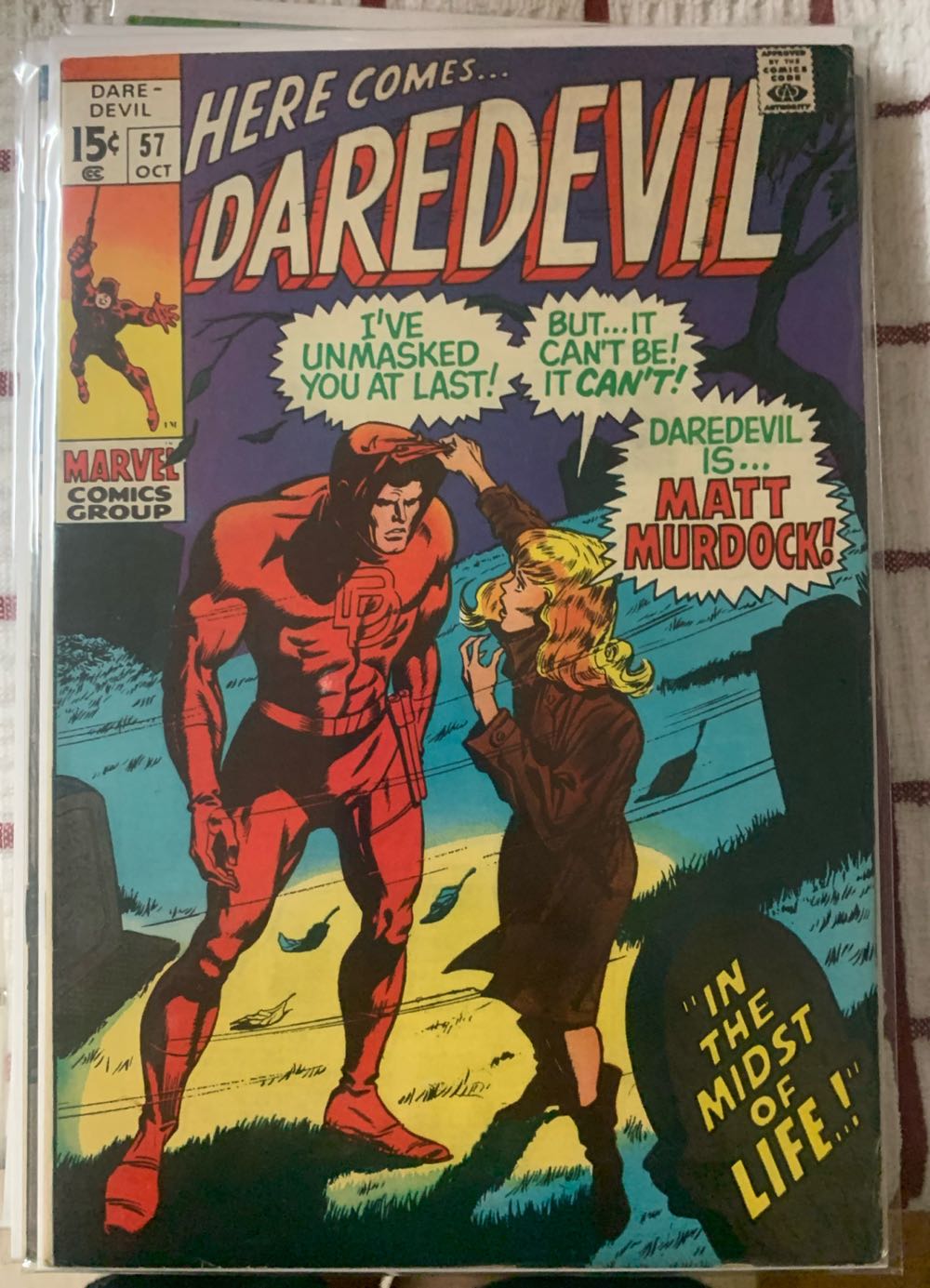 Daredevil - Marvel Comics Group (57 - 10/1969) comic book collectible - Main Image 2