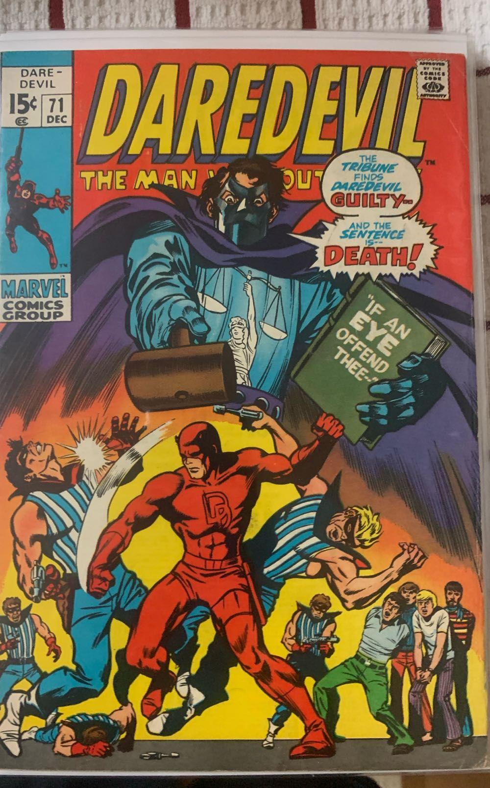 Daredevil #71 - Marvel (71 - 12/1970) comic book collectible - Main Image 3